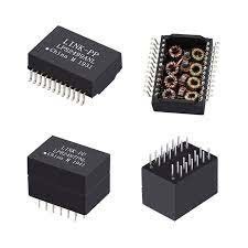 LAN 트랜스포머 H16C101S 100/1000 BASE-T 듀얼 포트 표면 장착형